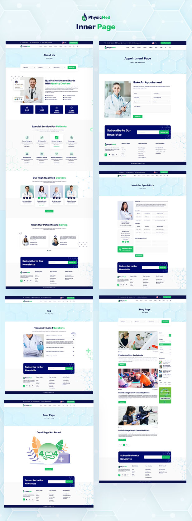Physicmed - Health & Medical care HTML5 Template - 2