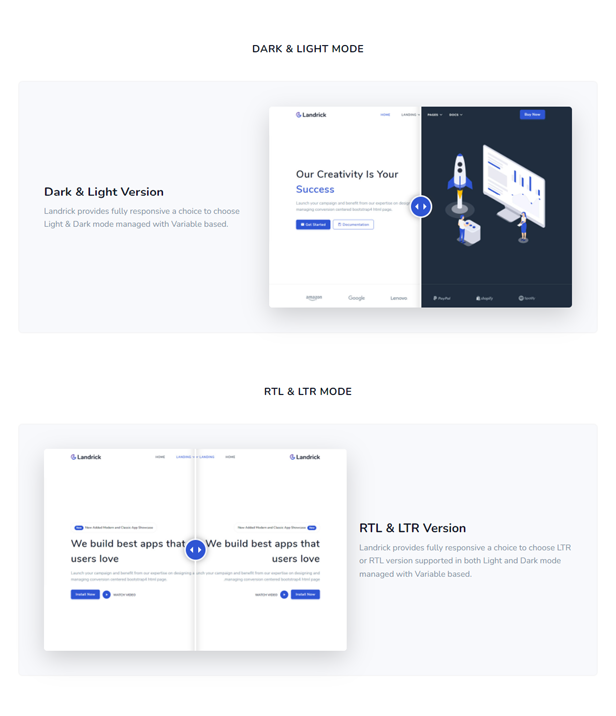 Landrick - Multipurpose App, Saas & Software Landing & Admin Dashboard Template (Bootstrap 5) - 24