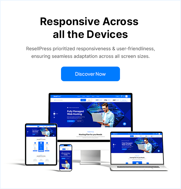 ResellPress | Web Hosting HTML & WHMCS Template - 4