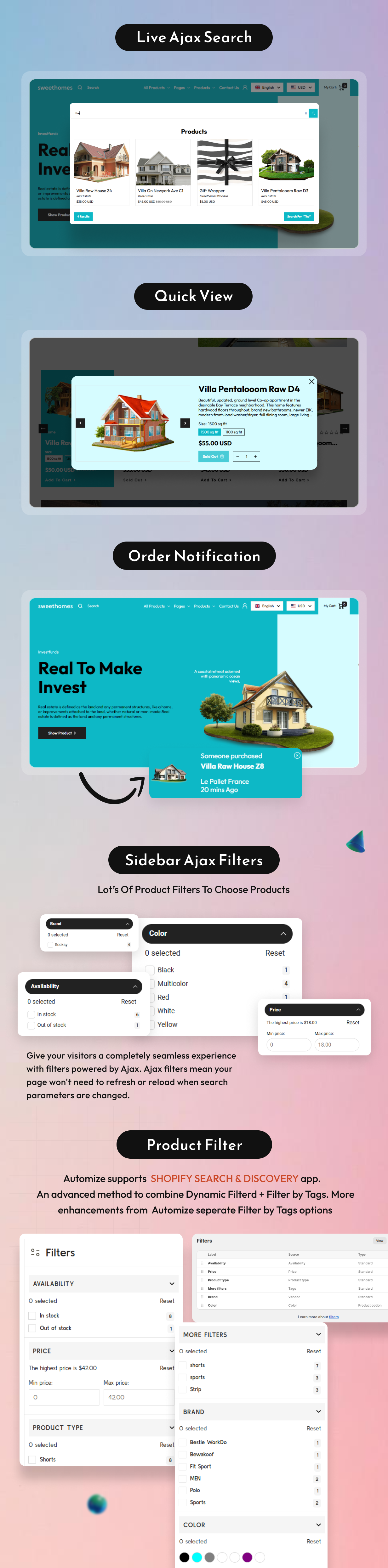 Sweet Homes - Responsive Real Estate Property Shopify 2.0 Theme - 11