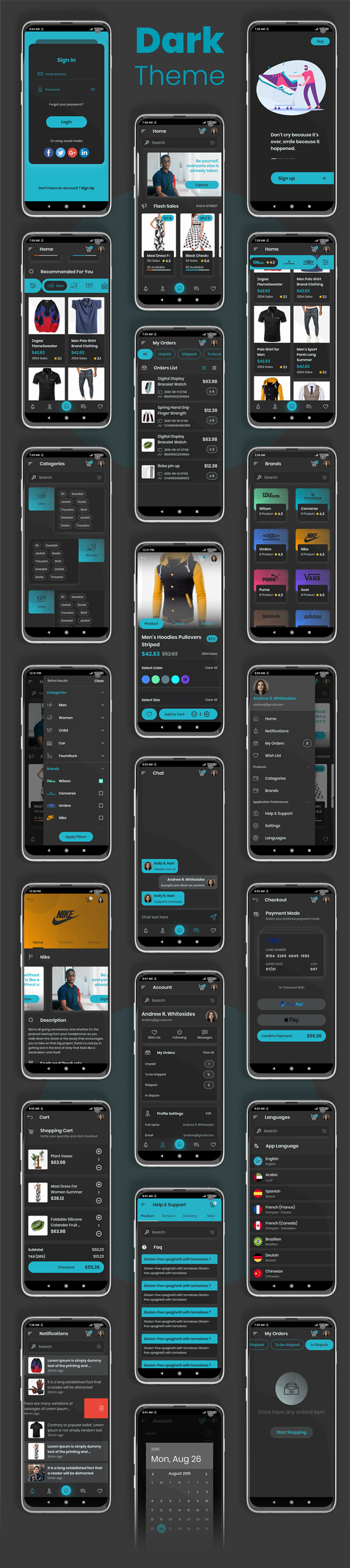 E-Commerce Flutter App UI Kit - 8