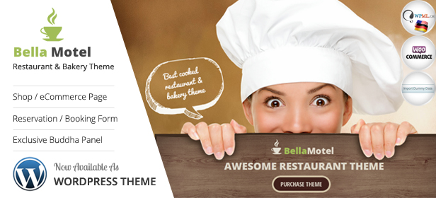 BellaMotel - Food, Restaurant Recipe HTML - 1