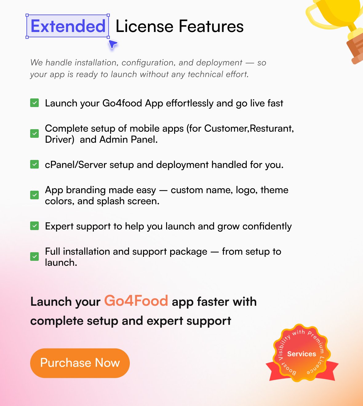 Buy Go4Food with Extended License