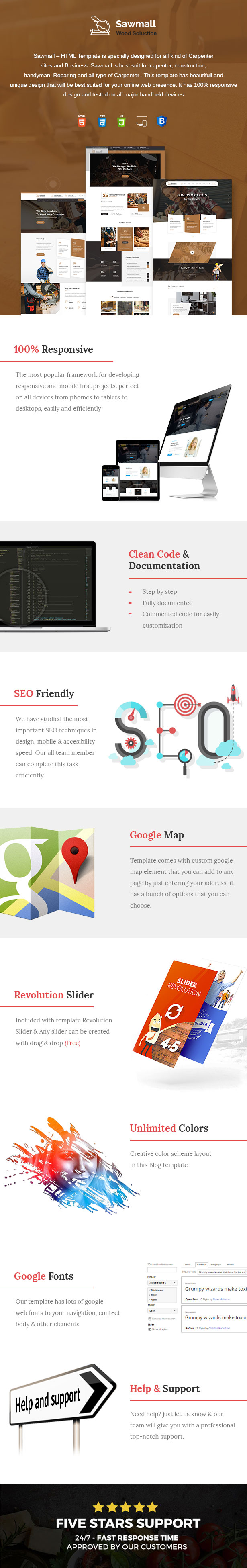 Sawmall - Carpenter and Craftman HTML Template - 3