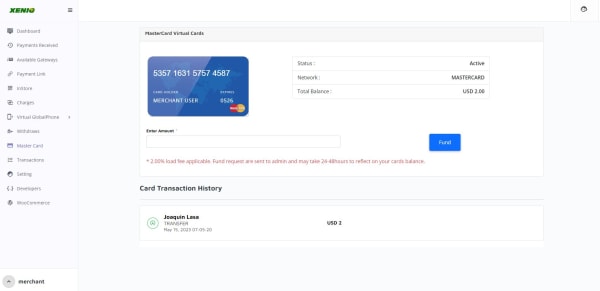 OmniMoney Payment Gateway Solution - MasterCard Payouts - 5