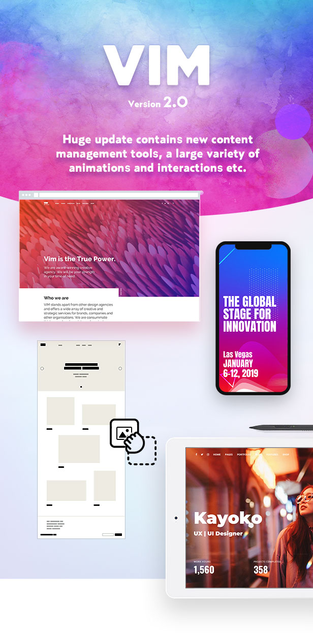 VIM - Creative Multi-Purpose WordPress Theme - 1