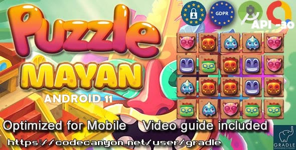 Puzzle Mayan (Admob + GDPR + Android Studio) - CodeCanyon Item for Sale