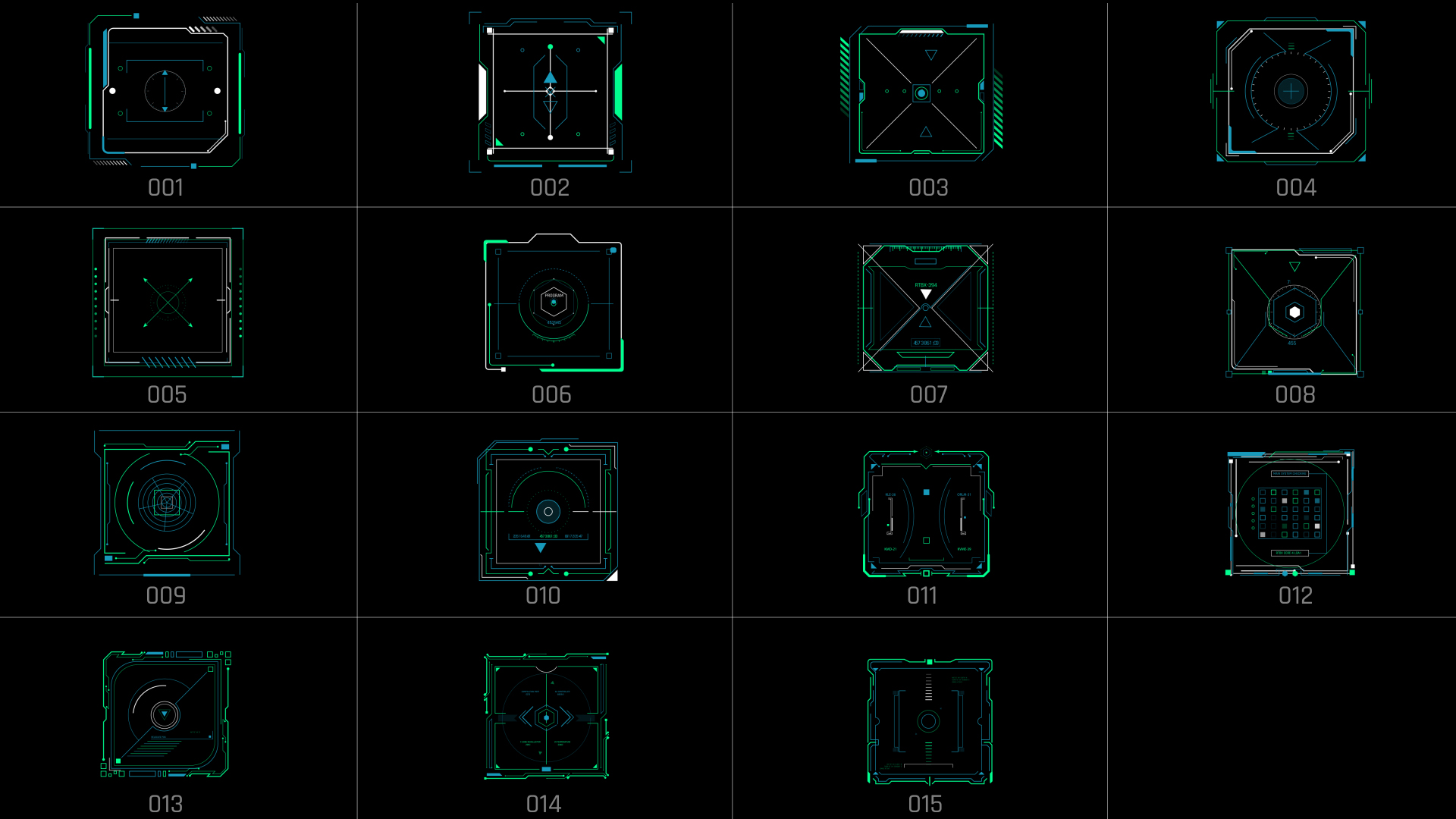 Ultimate HUD Library For Premiere Pro - 63