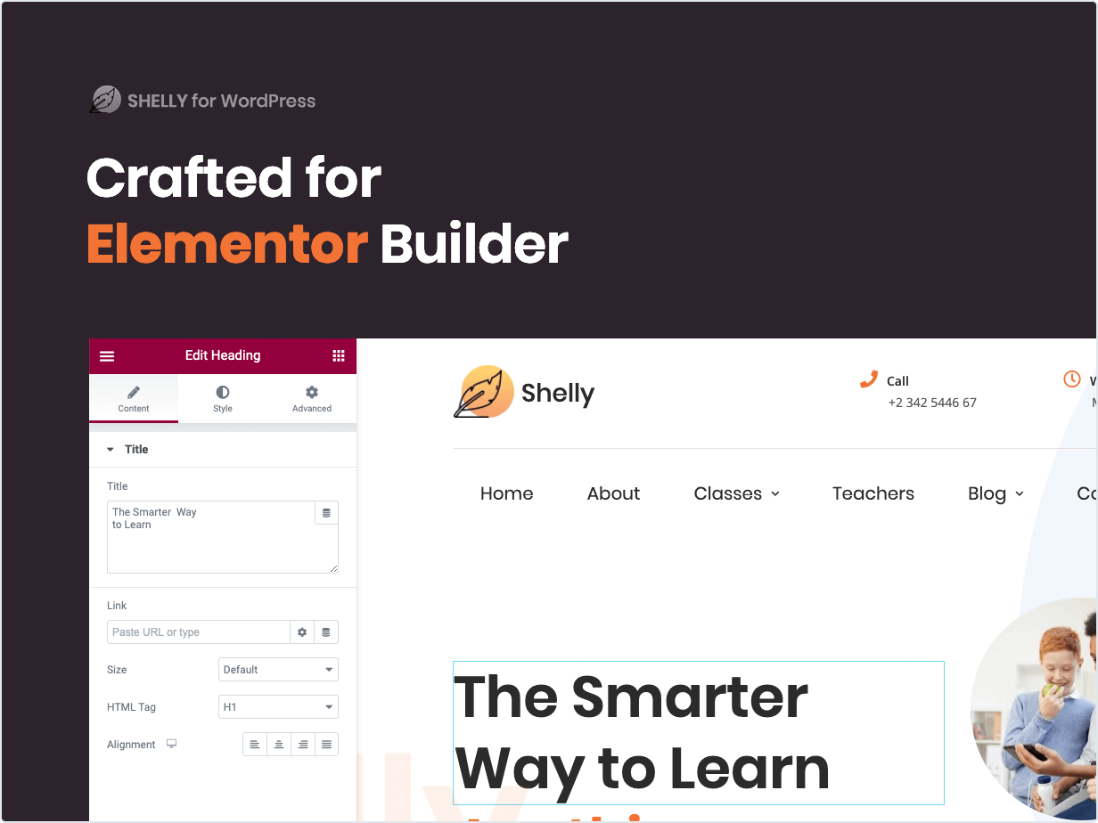 Crafted for Elementor Builder