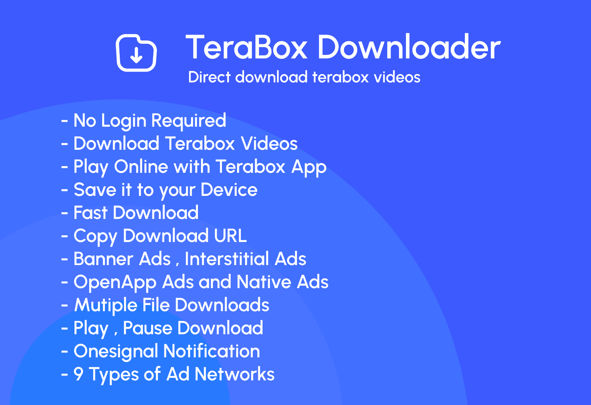 Terabox Video Downloader with Admob Ads - 4