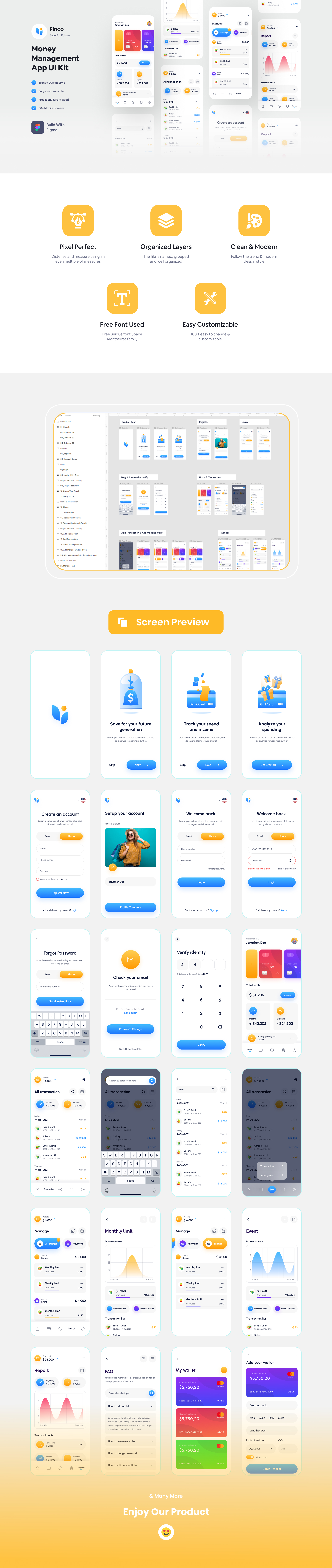 Money - Money Management App Figma Template - 1