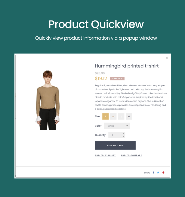 Convenient Product Quickview