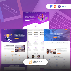 DAARIO - Corporate Portfolio HTML template