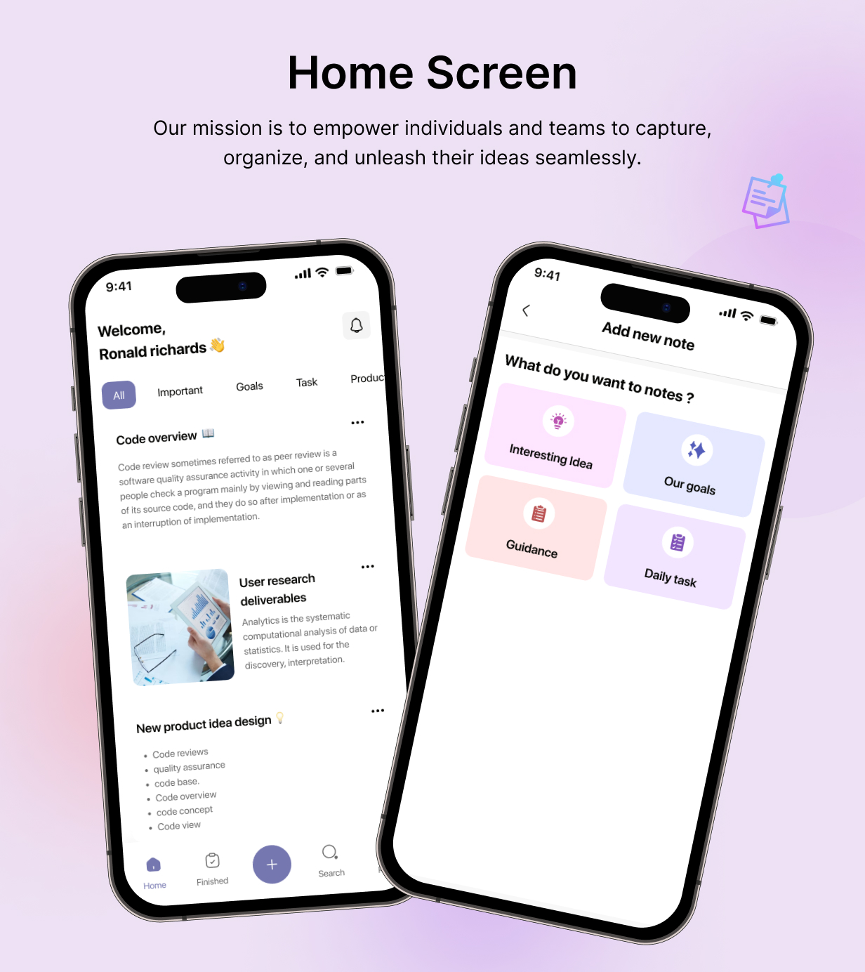 NoteEase template: Note-Taking App in Flutter (Android, iOS) | To-Do List - Schedule Planner App - 7