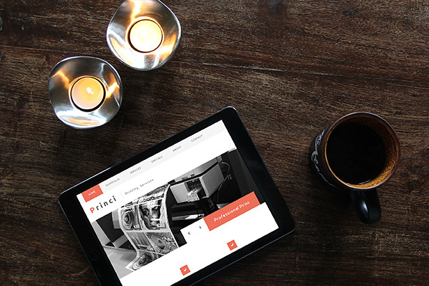 Princi - Responsive Printing Services Web Template - 8