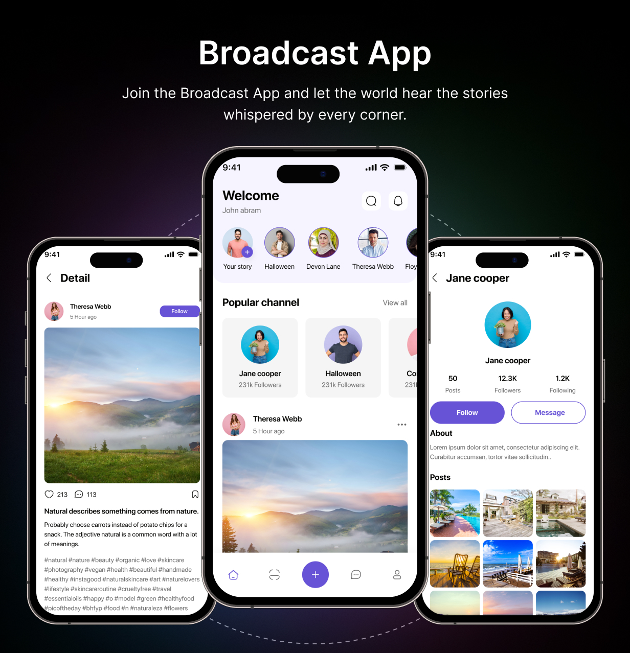 StreamWave UI template: Online Broadcast App in Flutter (Android. iOS) | ChannelCast App - 4