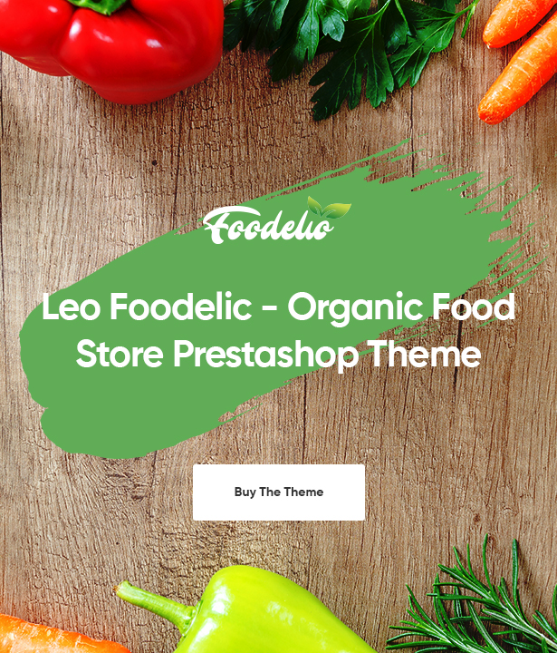 Leo Foodelic - Organic Food Store Prestashop Theme