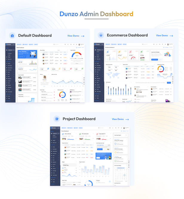 Dunzo Admin Dashboard theme