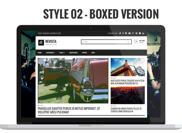 Revista - Flat Magazine WordPress Theme - 2