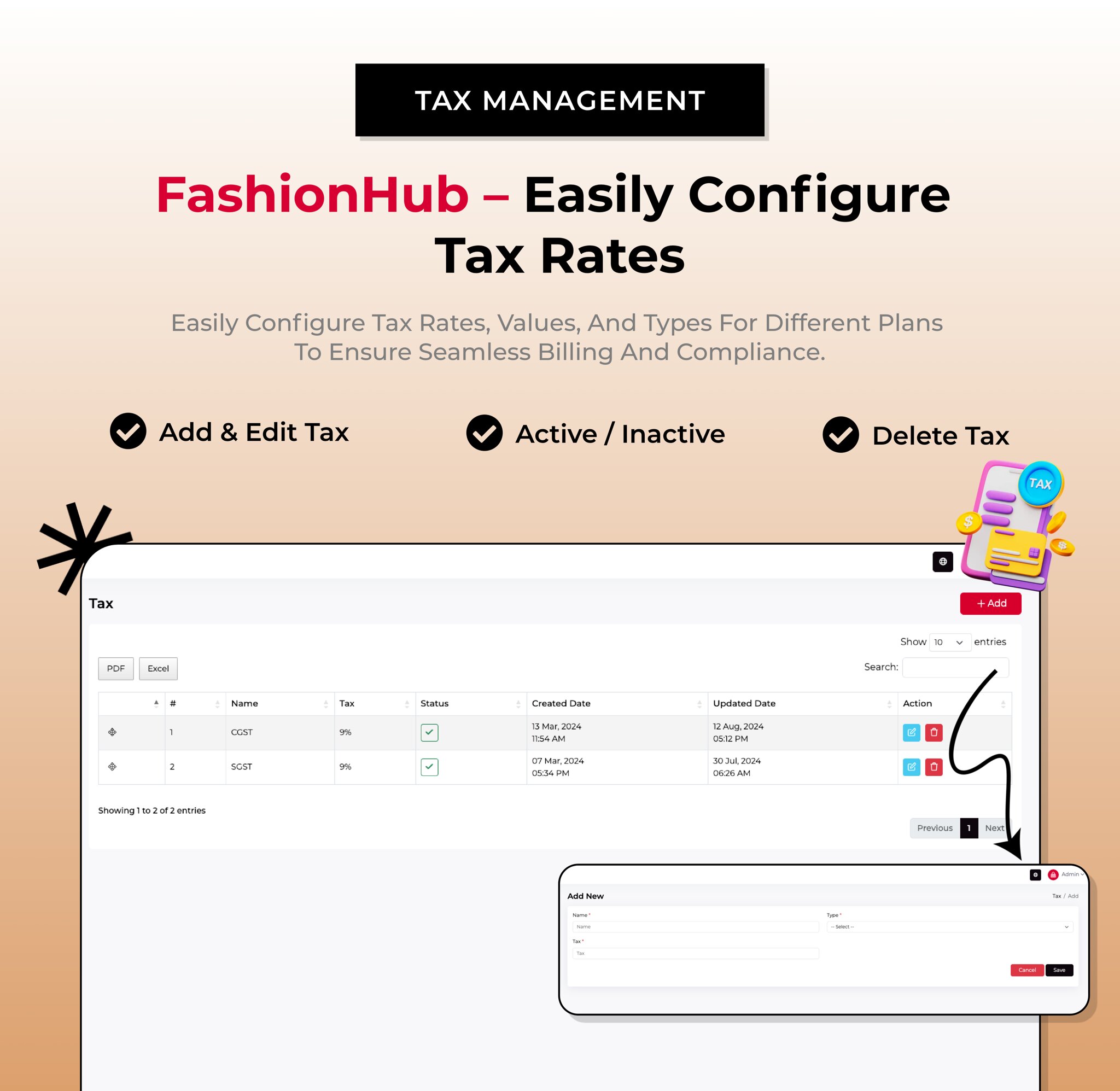 FashionHub SaaS - Multi Vendor SaaS eCommerce Business Website Builder SaaS