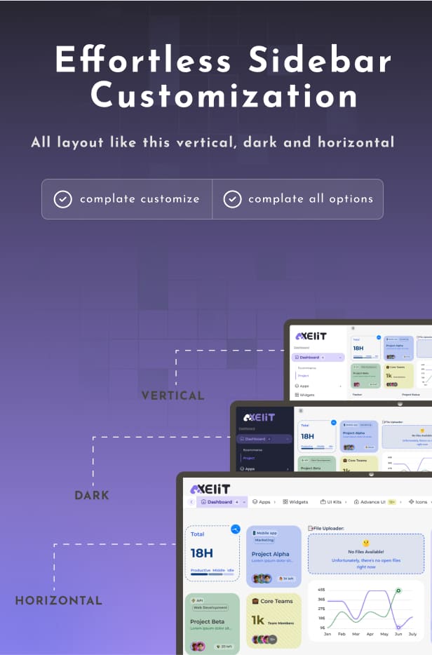 Aexlit PHP Admin Dashboard Template
