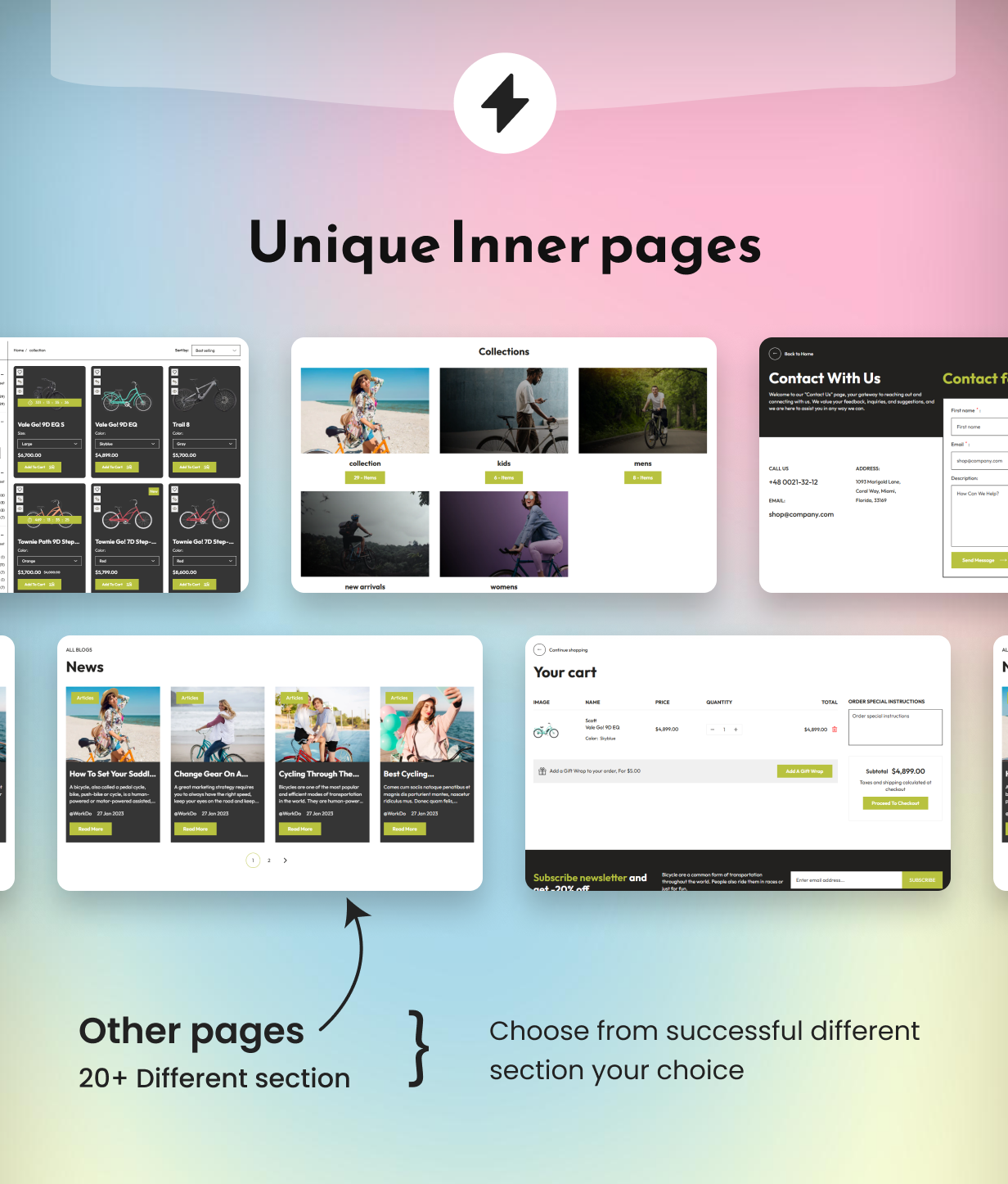 Two Wheeler - Bikes & Cycling Shopify Theme OS 2.0 - 13
