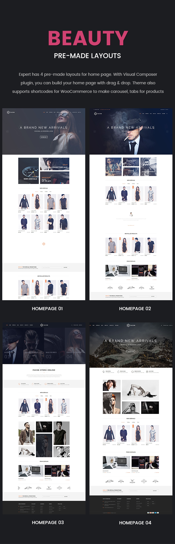 Facon - Fashion Responsive WordPress Theme 2