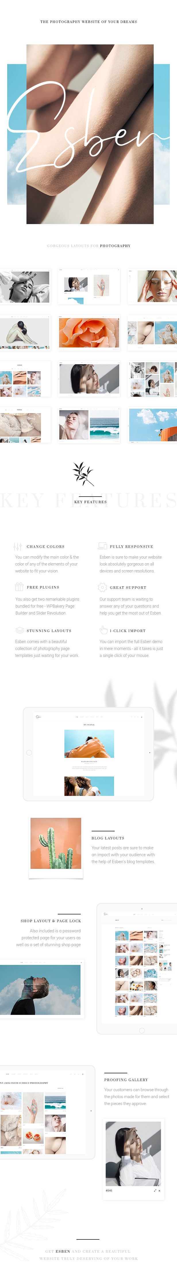 Esben - Elegant Fashion Photography Theme - 1