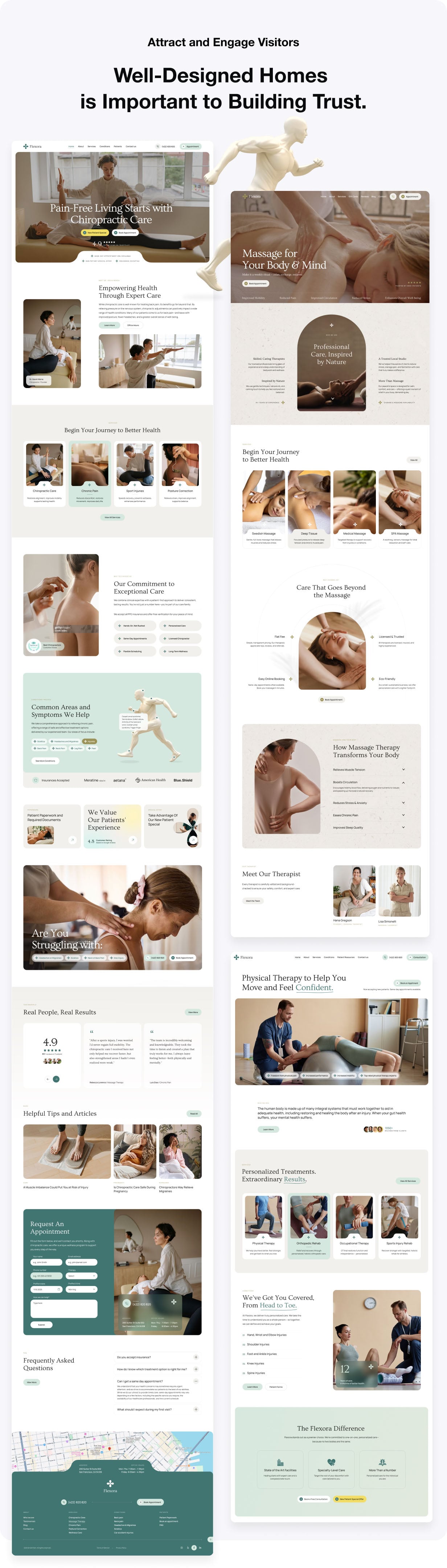 Flexora – Chiropractors Message and Physical Therapists WordPress Theme - 4