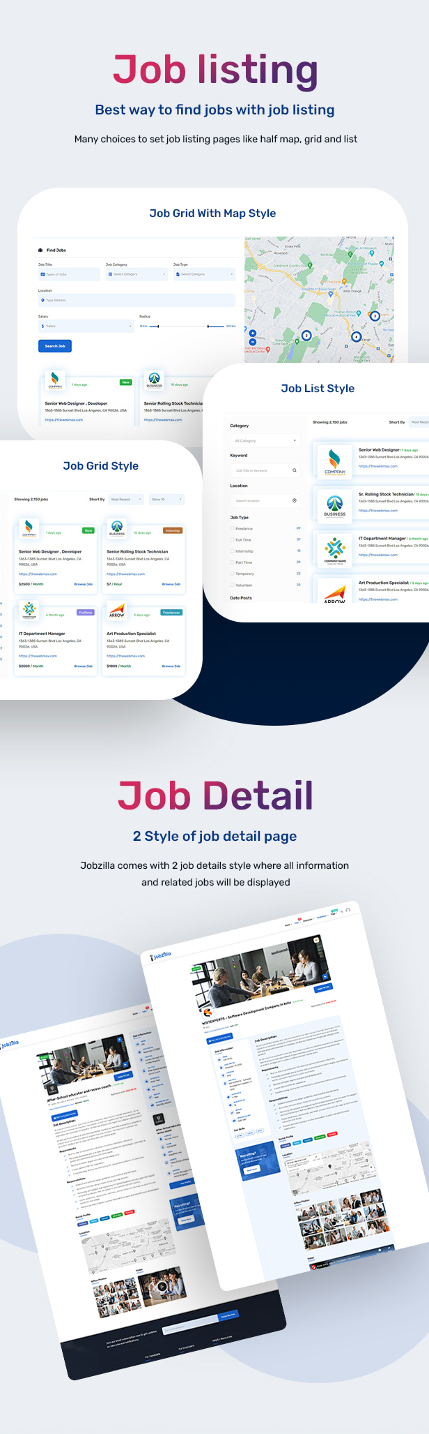 JobZilla - Job Board WordPress Theme