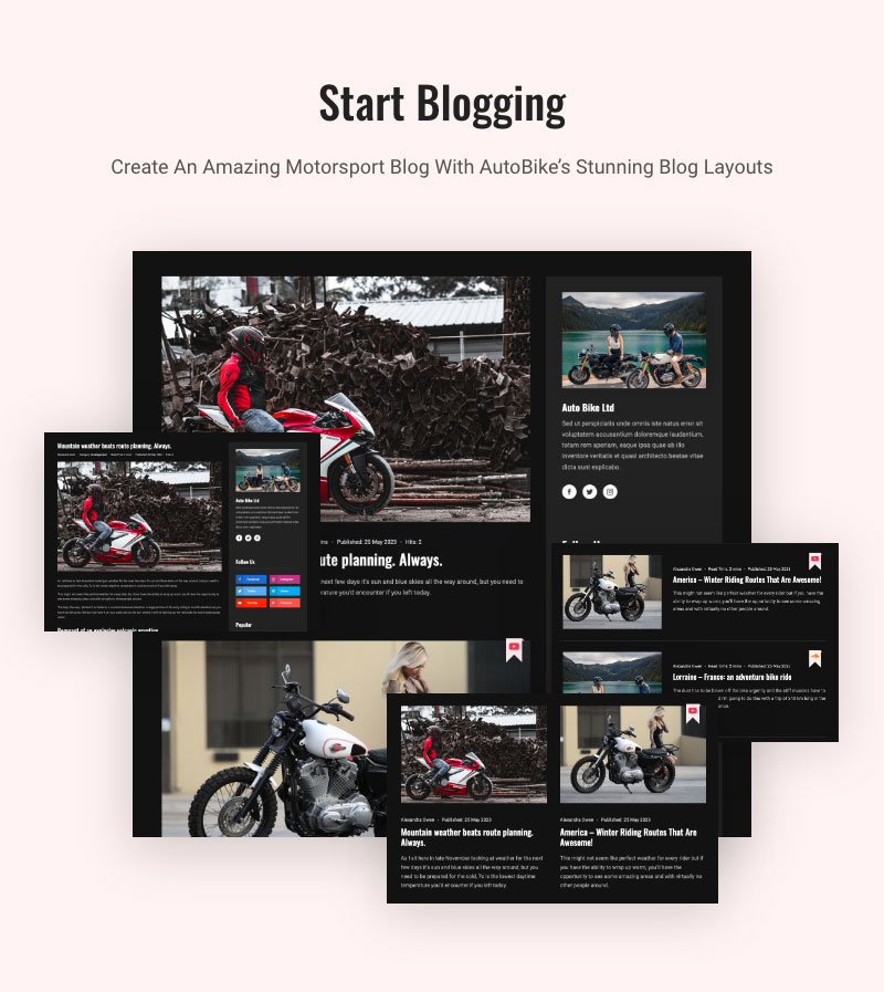 KATOBI - Motorcycle Joomla Template