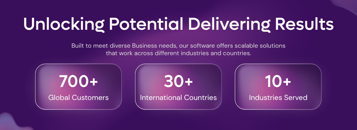 Customer range banner