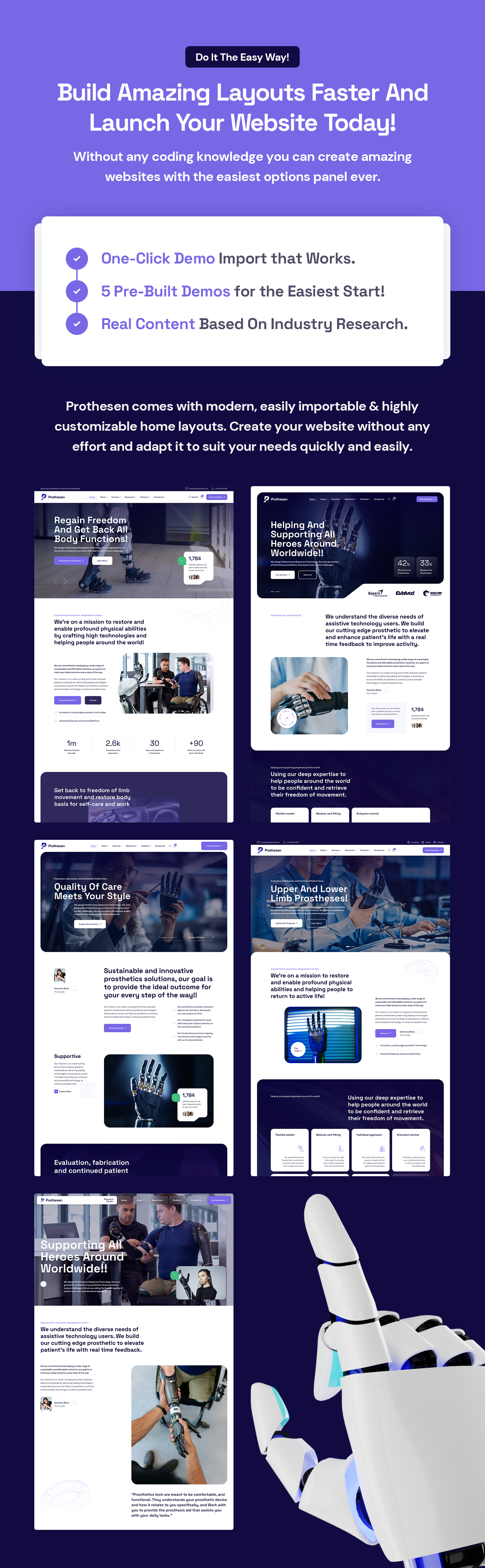 Prothesen - Prosthetics & Orthotics Care WordPress Theme - 5