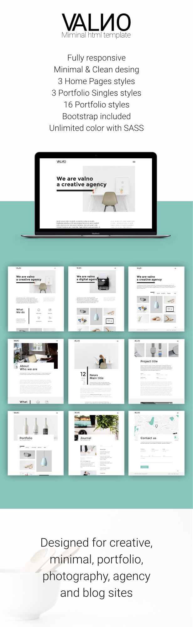 valno site template