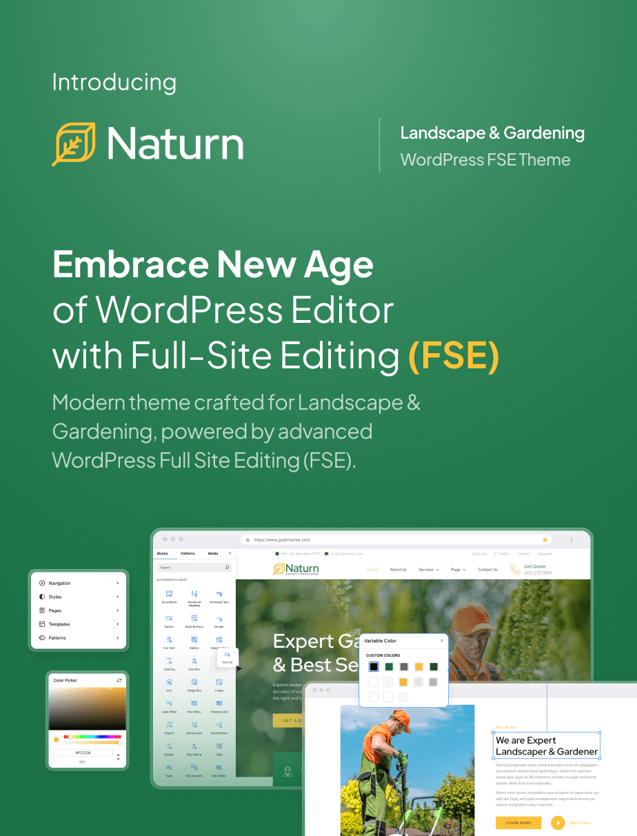 Naturn – Landscape & Gardening FSE WordPress Theme - 4