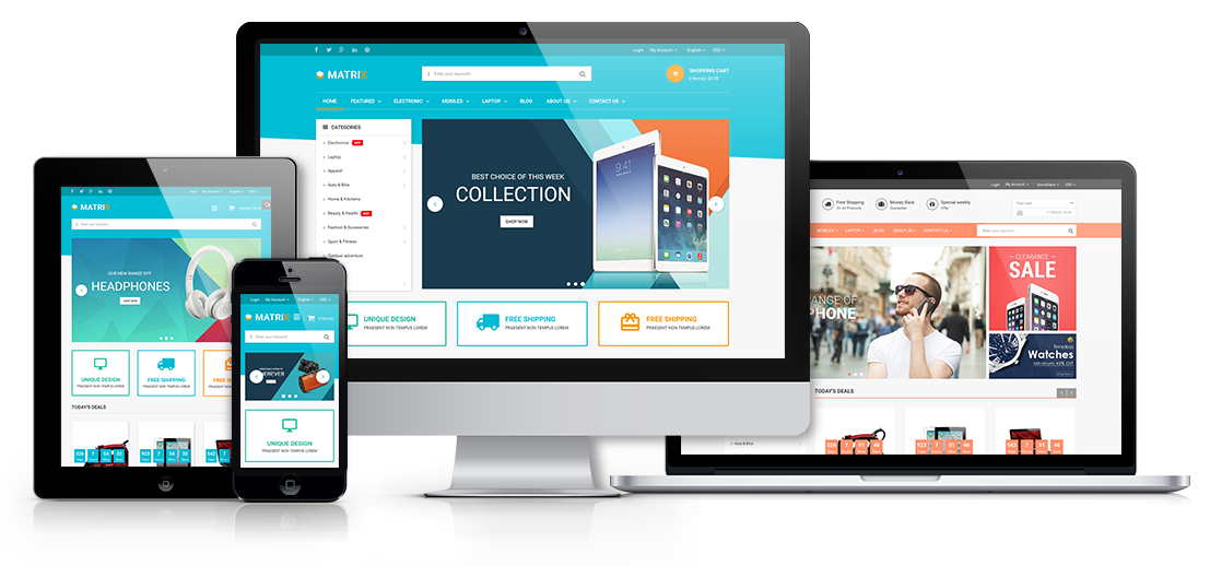 Matrix - Responsive Prestashop Theme - Fully Responsive