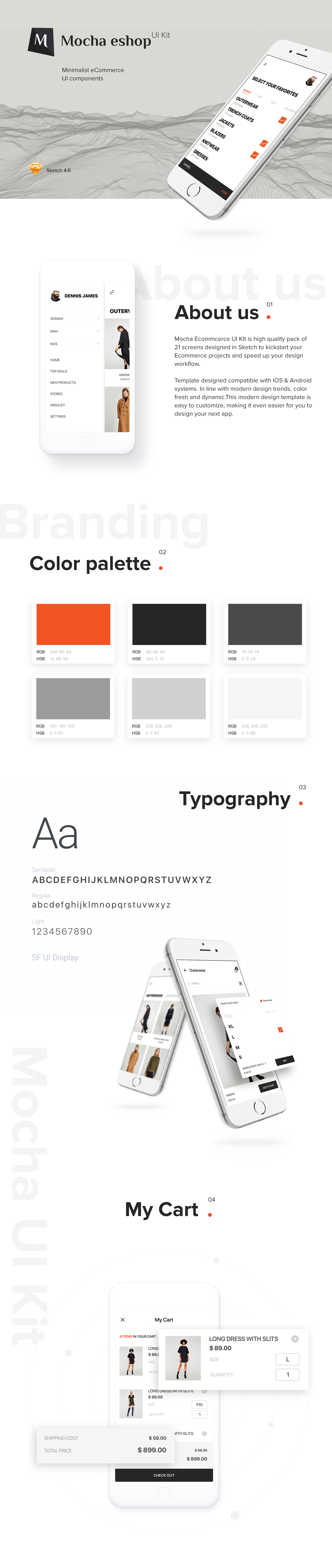 eShop Mobile UI Kit - 1