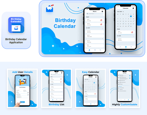 Birthday Calendar Application