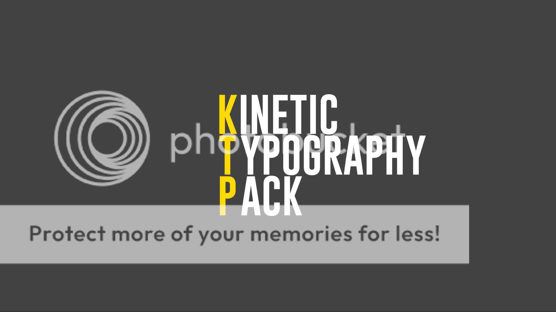 Kinetic Typo Pack - 7