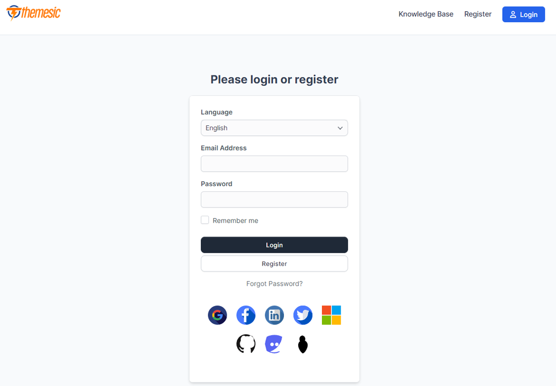 Social Media Login module for Perfex - Register and Log-in using social networks - 2