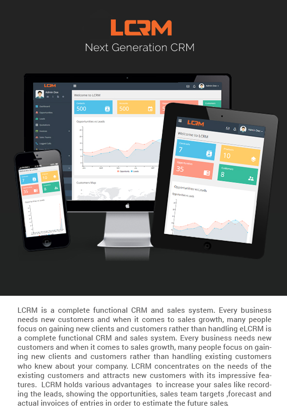 LCRM - Next generation CRM web application - 3