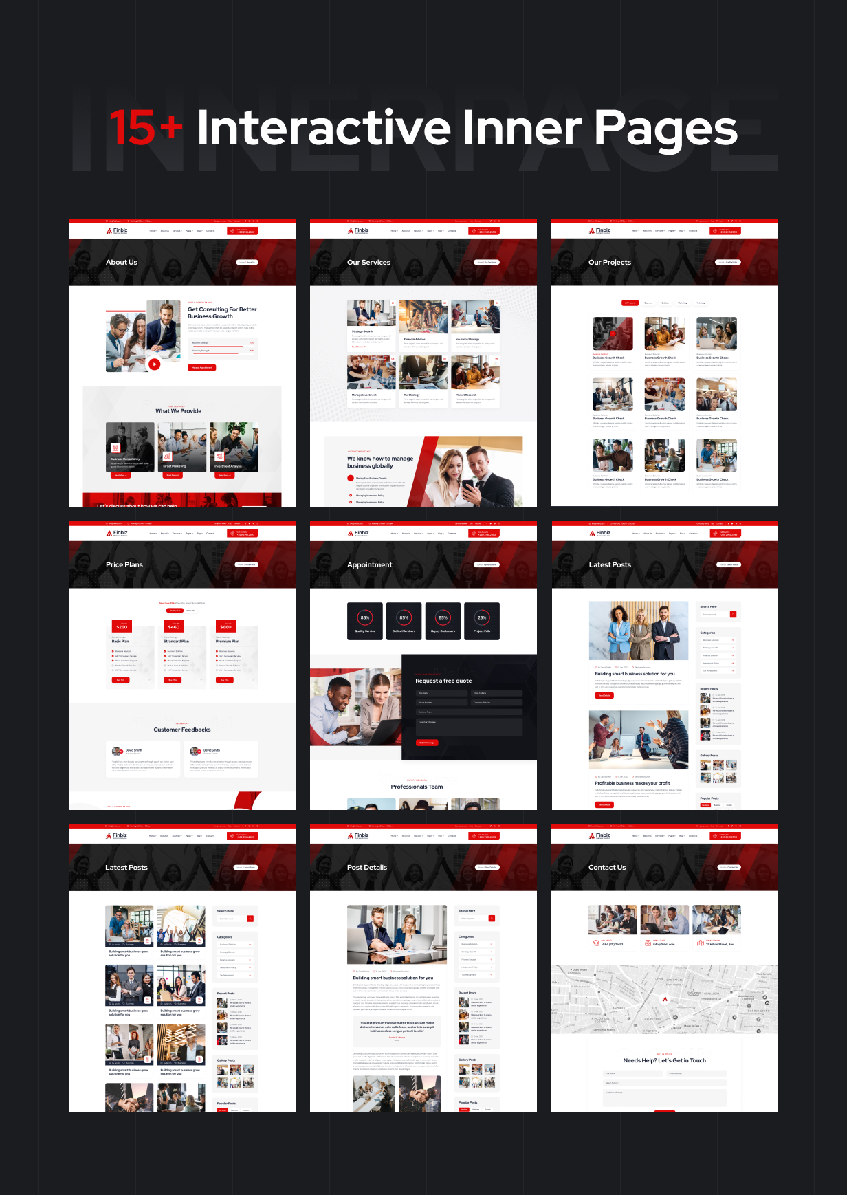 Finbiz - PHP Consulting Business Template - 3