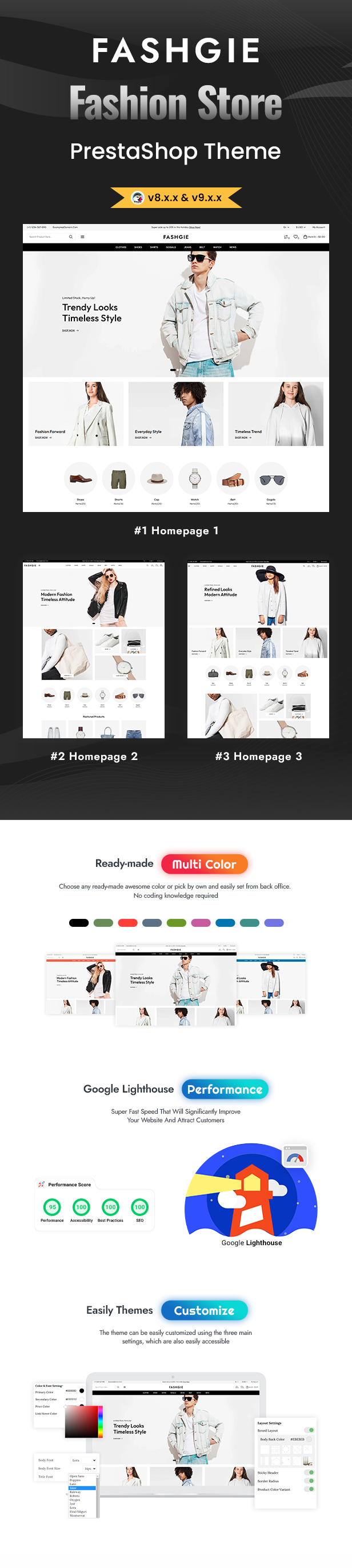 Fashgie - Fashion & Clothing Store Prestashop Theme - 1