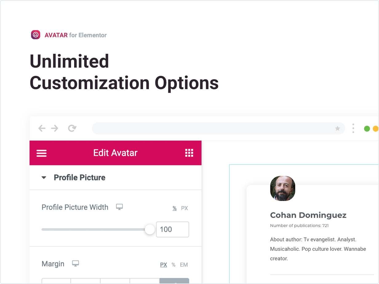 Unlimited Customization Options