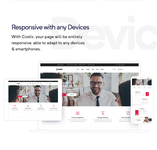 Costix Responsive - WordPress theme
