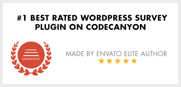 Survey Plugin made by Envato Elite