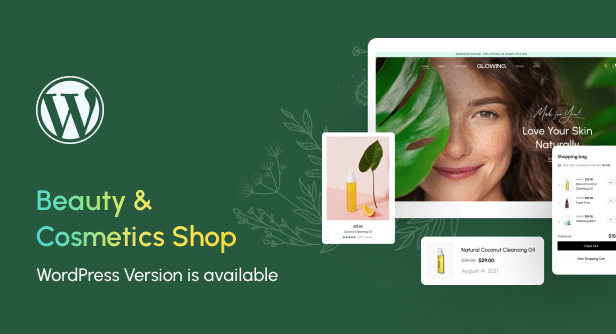 Glowing – Beauty & Cosmetics Shop HTML Template