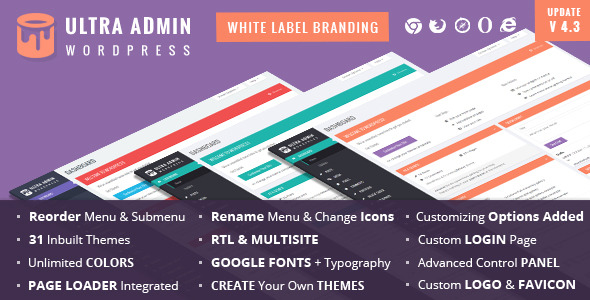 Legacy - White label WordPress Admin Theme - 1