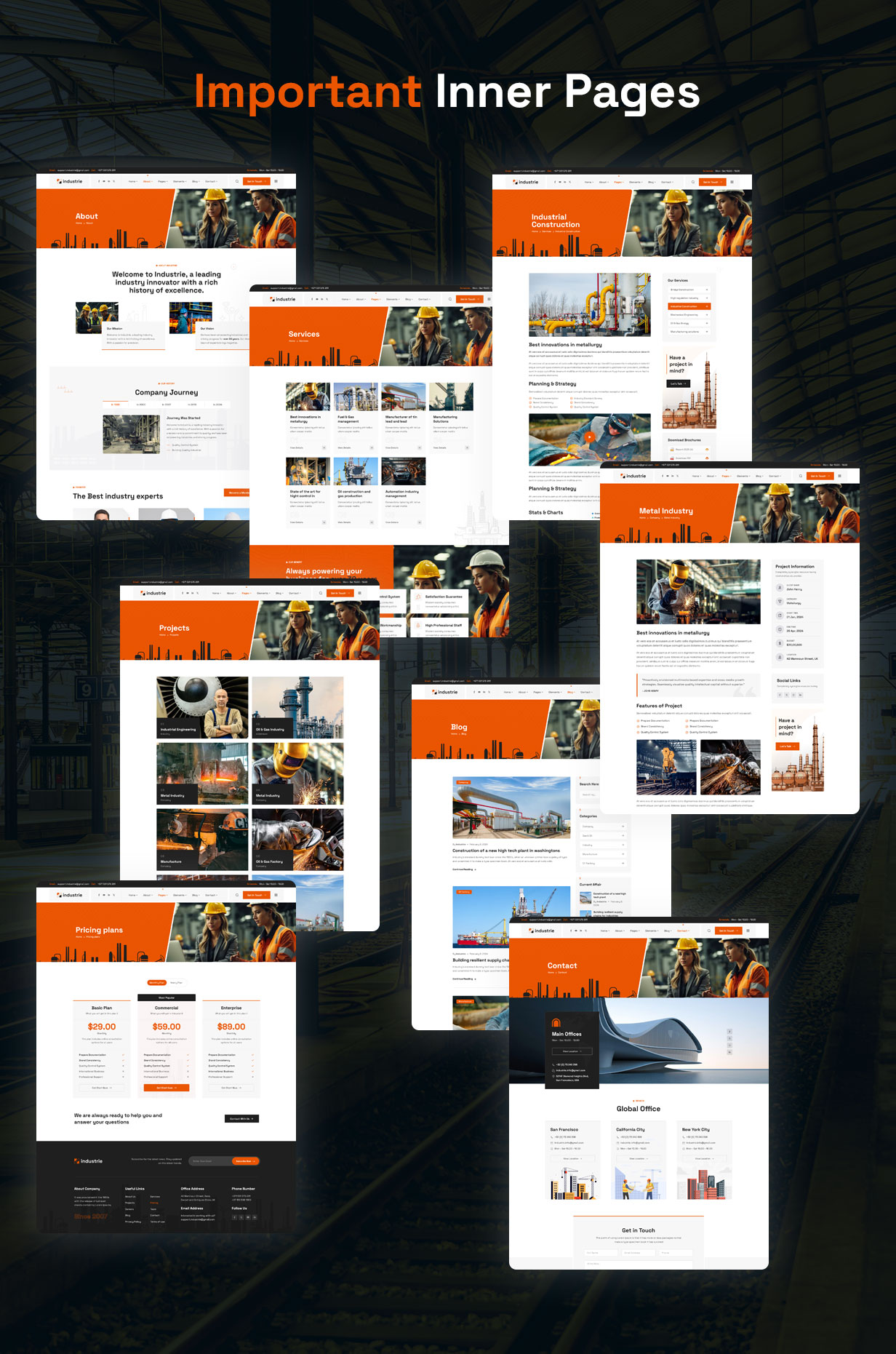 Industrie - Factory & Industry WordPress Theme