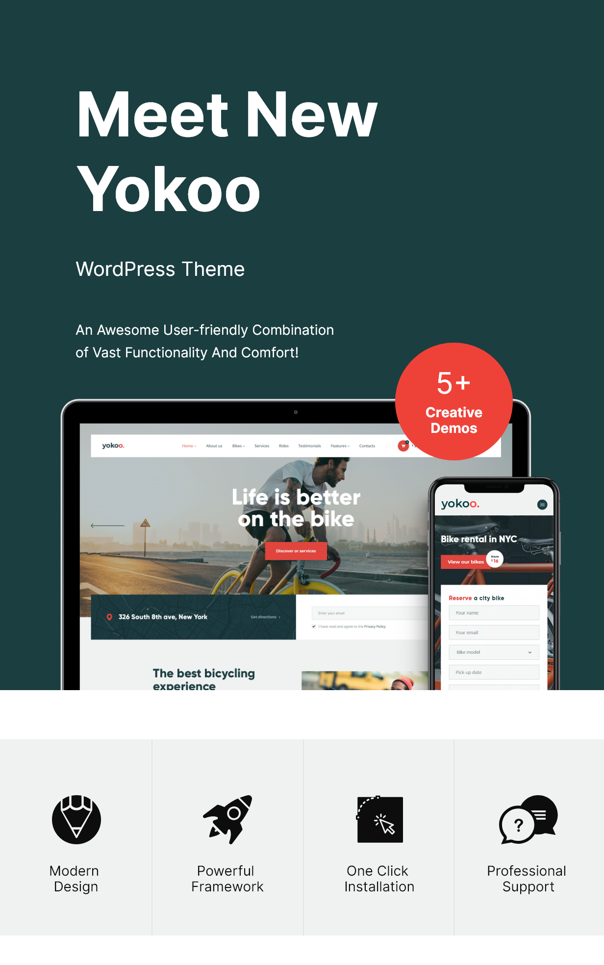 bike shop website